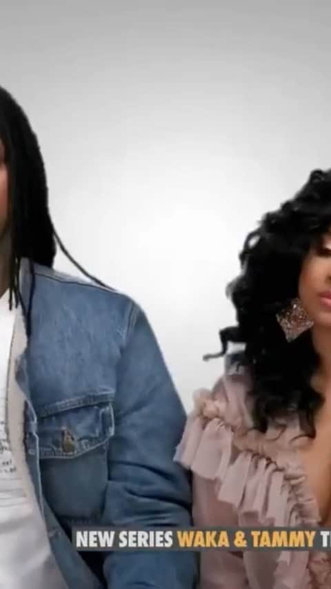 ワカ・フロッカ・フレイムのインスタグラム：「YO 🌏 It’s Time Me & my Wife  @charliesangelll  New Show 🔥🔥🔥🔥Premiers March 12 on @wetv #WakaAndTammy」