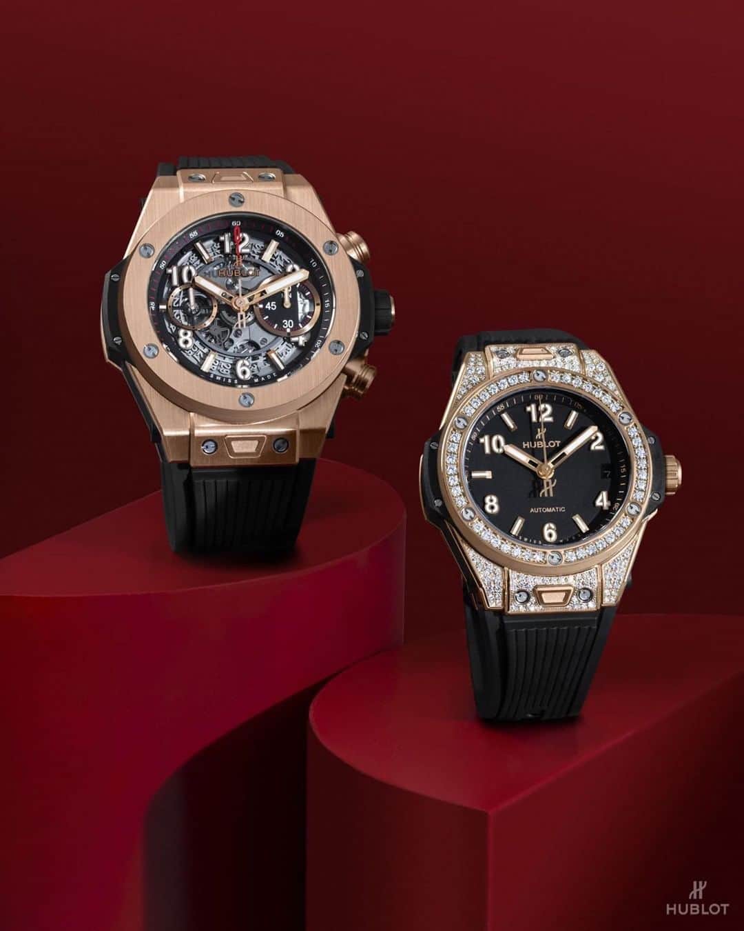 ウブロさんのインスタグラム写真 ウブロinstagram Happy Valentine S Day ウブロのラグジュアリーなペアウォッチで大切な人との時を刻んでください Hublot ウブロ Repost Hublot Happy Valentine S Day Do You Know That Feeling When Emotions Make