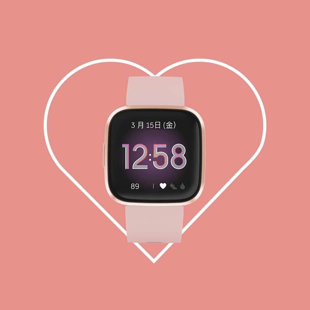 Fitbit Japanさんのインスタグラム写真 - (Fitbit JapanInstagram)「ハッピーバレンタイン！今年はどのように過ごしますか？#Fitbit」2月14日 20時59分 - fitbitjp