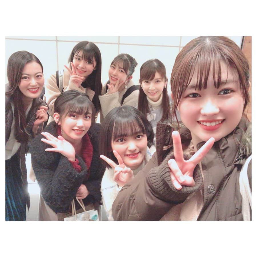 煌月爽矢のインスタグラム：「.﻿ .﻿ 可愛い可愛い妹軍団（笑）こぶしファクトリー♡﻿ ﻿ ﻿ 留学前に一度ちゃんとご飯に行きたかったのだけど、メンバーが全員参加してくれた😌✨✨﻿ 私の大切な友人、川村優樹ちゃんと7人でご飯♩﻿ ﻿ ﻿ 止まらないキュンキュンはブログに書きましたー！﻿ ﻿ ﻿ #広瀬彩海　ちゃん﻿ #野村みな美 ちゃん﻿ #浜浦彩乃　ちゃん﻿ #和田桜子　ちゃん﻿ #井上玲音　ちゃん﻿ #こぶしファクトリー﻿ #川村優樹　ちゃん」