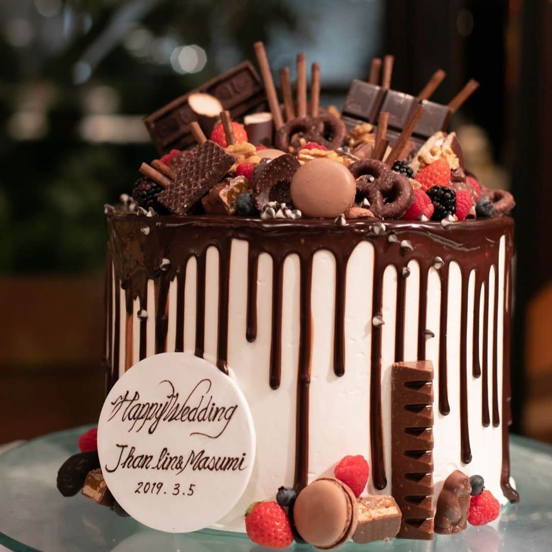 東京タワーの麓の結婚式のグルメインスタ