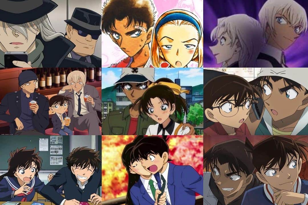 名探偵コナン　ファンアカウントのインスタグラム：「またまた人気投票！次は好きなコンビ！カップルでもいいし、同性でのコンビでもオッケー！好きなコンビをコメント欄にどうぞ！ 投票期間は1週間！2月21日まで！そのあと集計を行います #人気投票 #コンビ」