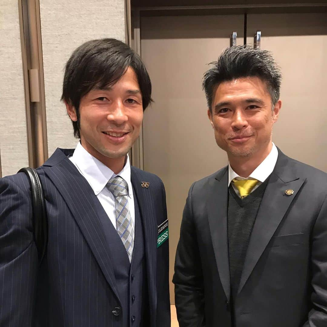 柴村直弥さんのインスタグラム写真 - (柴村直弥Instagram)「#jリーグ #jleague #2020 #キックオフカンファレンス #japan #取材  #布部陽功 #元チームメイト #アビスパ福岡  #yonex #ヨネックス」2月14日 17時47分 - naoyashibamura