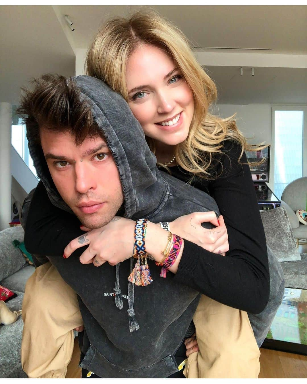 キアラ・フェラーニさんのインスタグラム写真 - (キアラ・フェラーニInstagram)「To my forever Valentine’s 💘 @fedez」2月14日 18時49分 - chiaraferragni