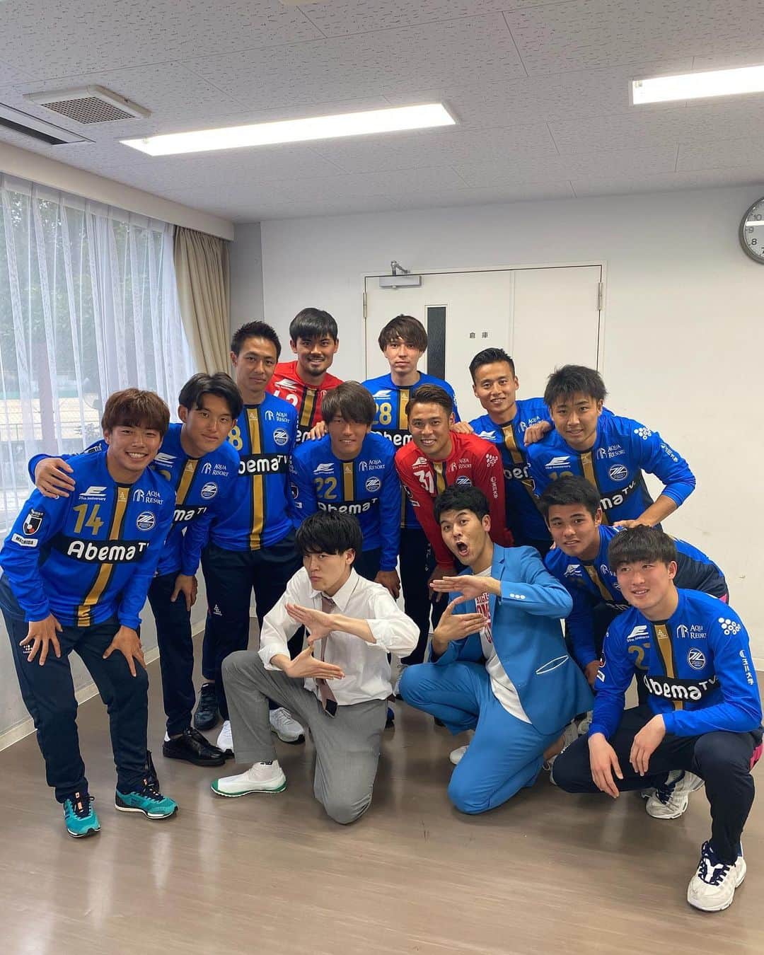 のインスタグラム：「今日はAbemaTV ゼルつくの企画でSNSについての講習会をしていただきました。 SNSが与える影響力の大きさを再確認できたので、これを上手く利用し1人でも多くの方にスタジアムに足を運んで貰おうと思いました！ 講師の方々ありがとうございました！ #zelvia  #ゼルつく #abematv  #runover6000 #ほぼ満員計画 #0223甲府戦」