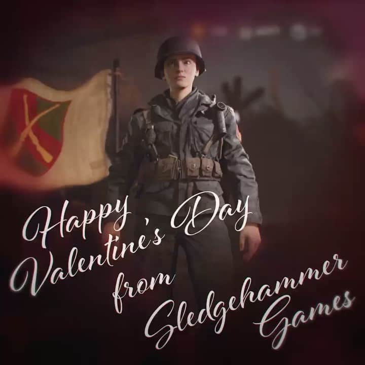 スレッジハンマー・ゲームズのインスタグラム：「‪Happy Valentine’s Day, friends! ❤️❤️❤️‬」