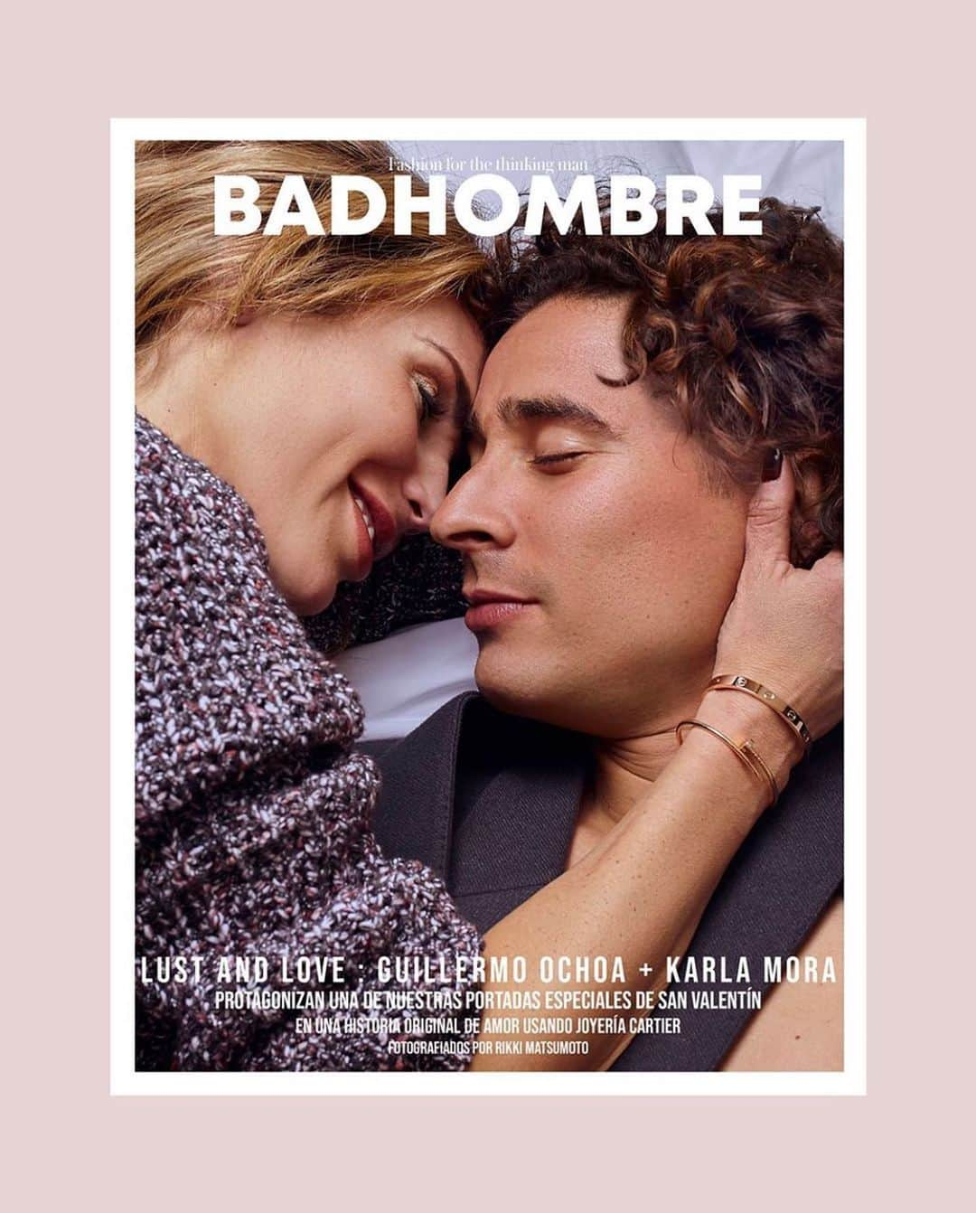 ギジェルモ・オチョアさんのインスタグラム写真 - (ギジェルモ・オチョアInstagram)「Gracias @badhombremag por este especial de San Valentín!!! 💝  Joyería @cartier - Director creativo: @alejandroperegrina1  Fotografía: @rikkimts Styling: @aledelagr Maquillaje y peinado: @ren.rgz Diseño: @fran_bahena Director editorial: @jimness」2月15日 5時55分 - yosoy8a