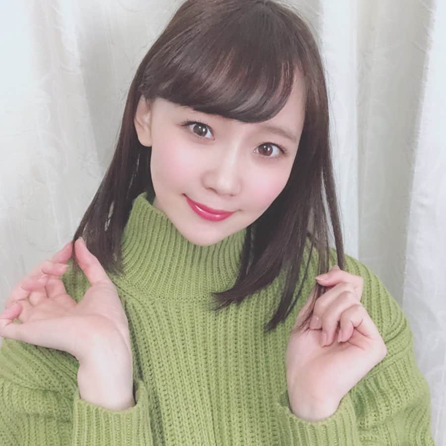 大段舞依のインスタグラム：「﻿ ﻿ ʜᴀᴘᴘʏ ᴠᴀʟᴇɴᴛɪɴᴇ🍫♡﻿ 皆さんいかがお過ごしですか〜🥰🍫？﻿ ﻿ ﻿ この間 @a_go_endo さんに﻿ カットとカラーをして頂きました〜💇‍♀️✨﻿ 少しだけ髪の毛短くなったよっ＾＾﻿ ﻿ いつもありがとうございます！！﻿ ﻿ ﻿ ﻿ #バレンタイン #valentine #カット﻿ #air_osaka #美容院 #はーと ﻿ ﻿」