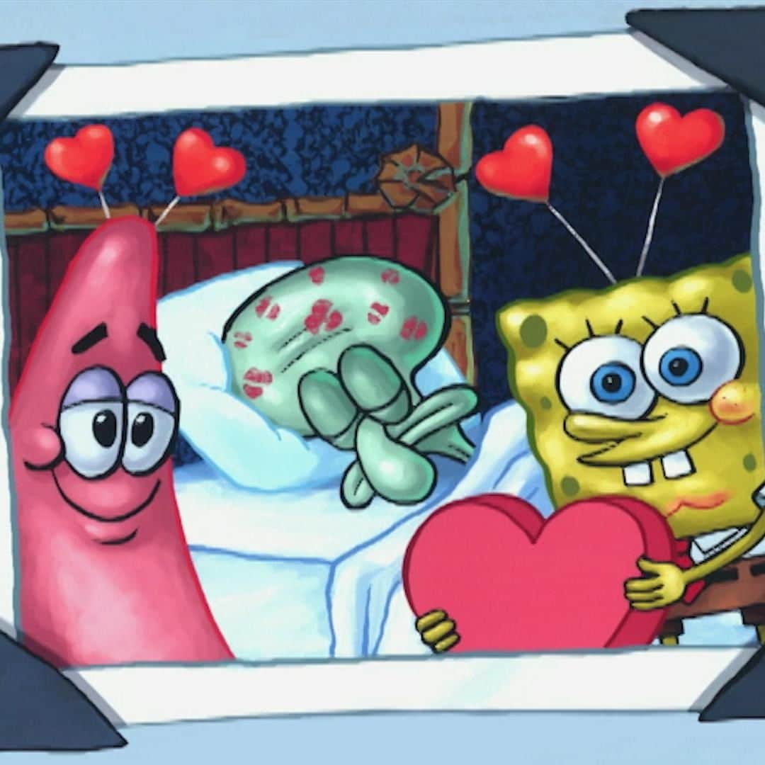 スポンジボブさんのインスタグラム写真 - (スポンジボブInstagram)「we recognize his talent 😍happy #valentines day」2月14日 21時37分 - spongebob