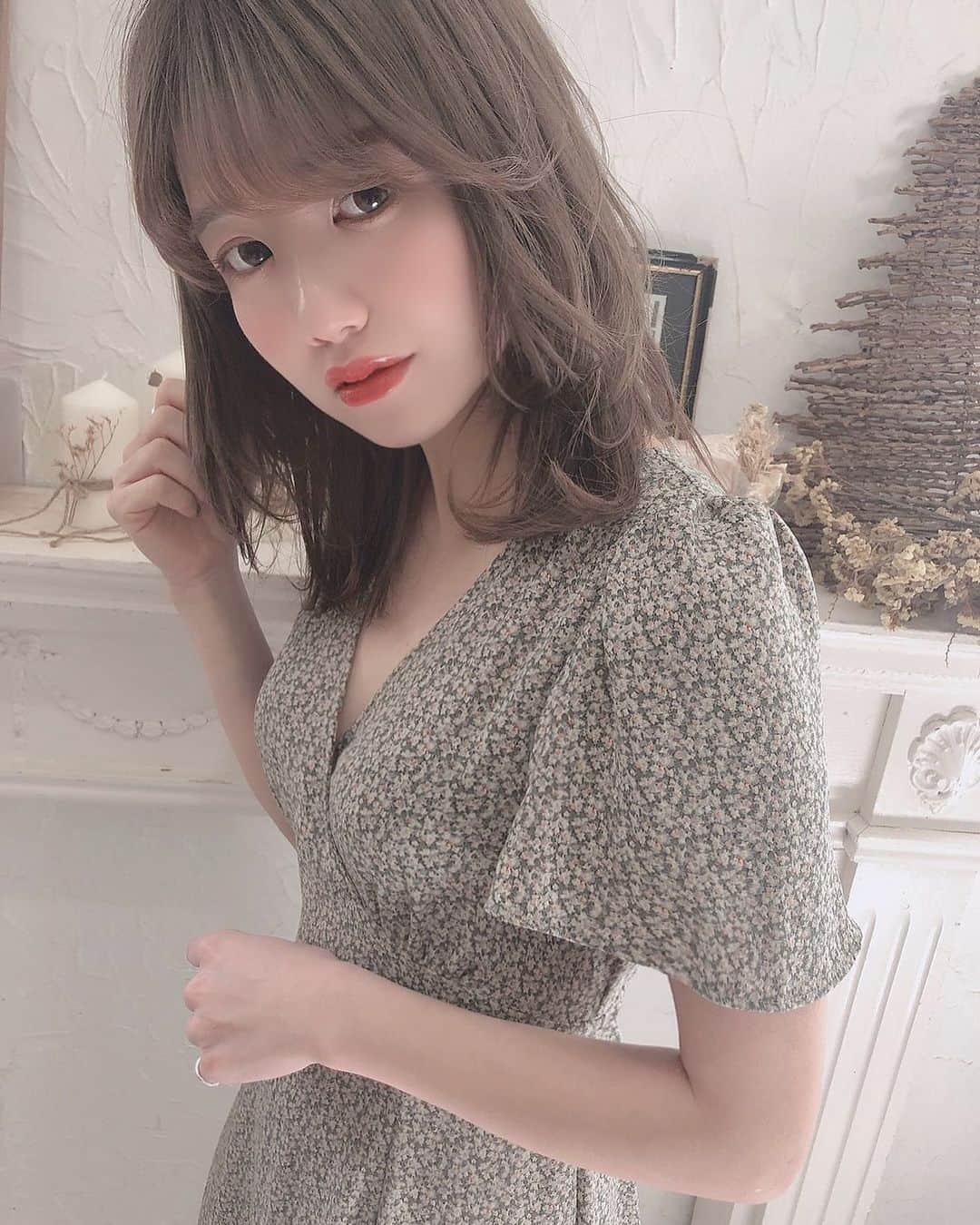 のインスタグラム：「明日イベント告知します〜♡ 質問たくさんくるこのワンピは snidelだよーー^ ^」