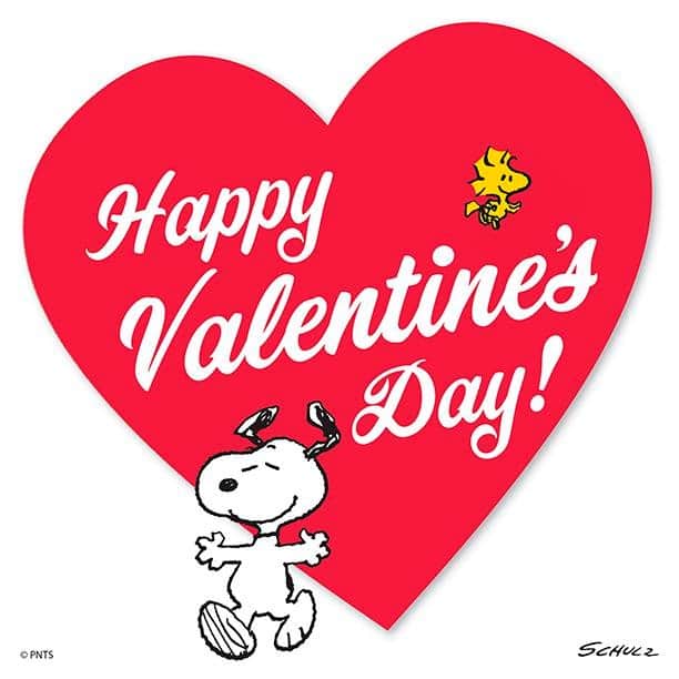スヌーピーさんのインスタグラム写真 - (スヌーピーInstagram)「Happy Valentine's Day! ❤️」2月14日 23時55分 - snoopygrams