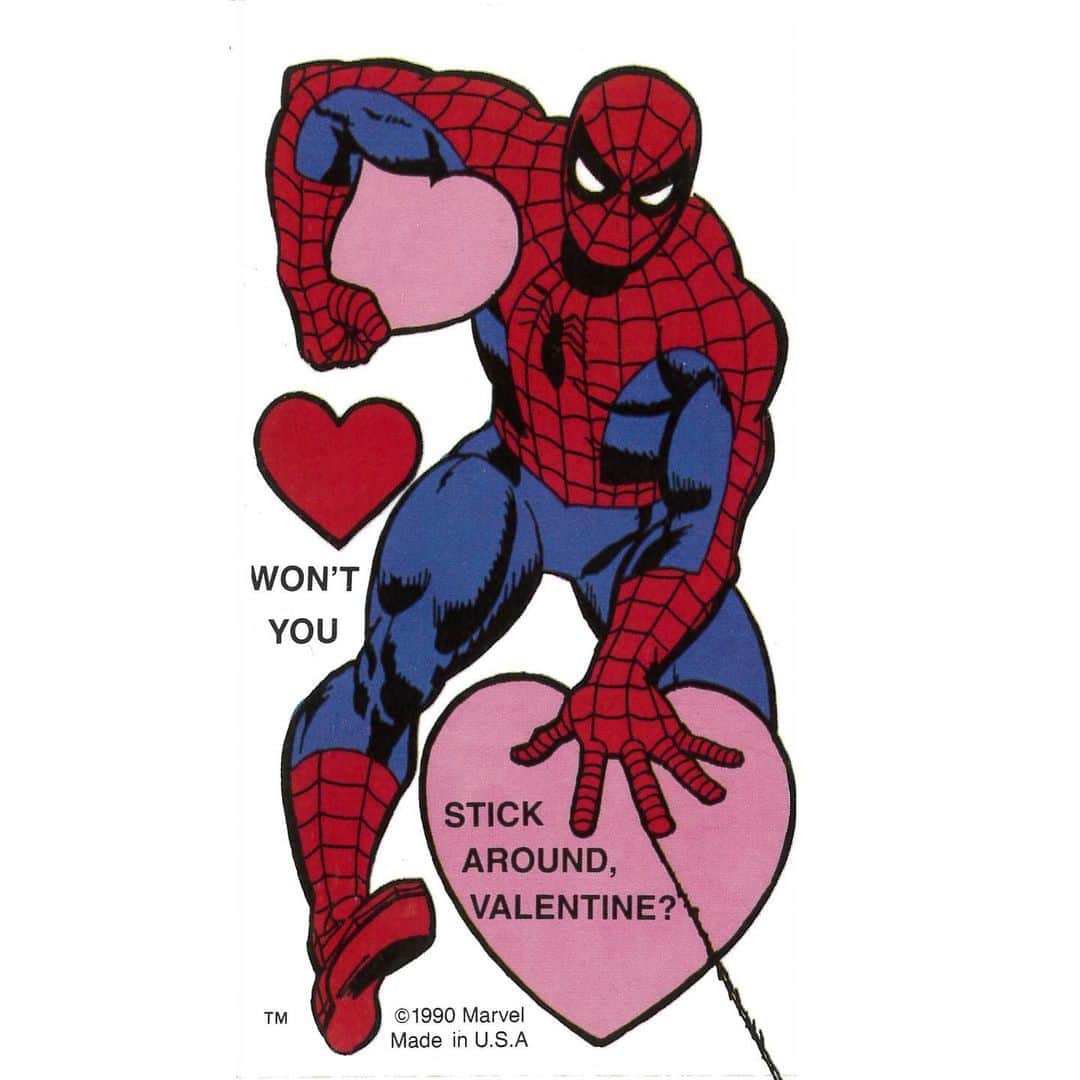 スタン・リーさんのインスタグラム写真 - (スタン・リーInstagram)「Happy Valentine's Day! #FlashbackFriday to the 90s with these old school Marvel cards! Which one would you give to your crush? #ValentinesDay」2月15日 1時33分 - therealstanlee