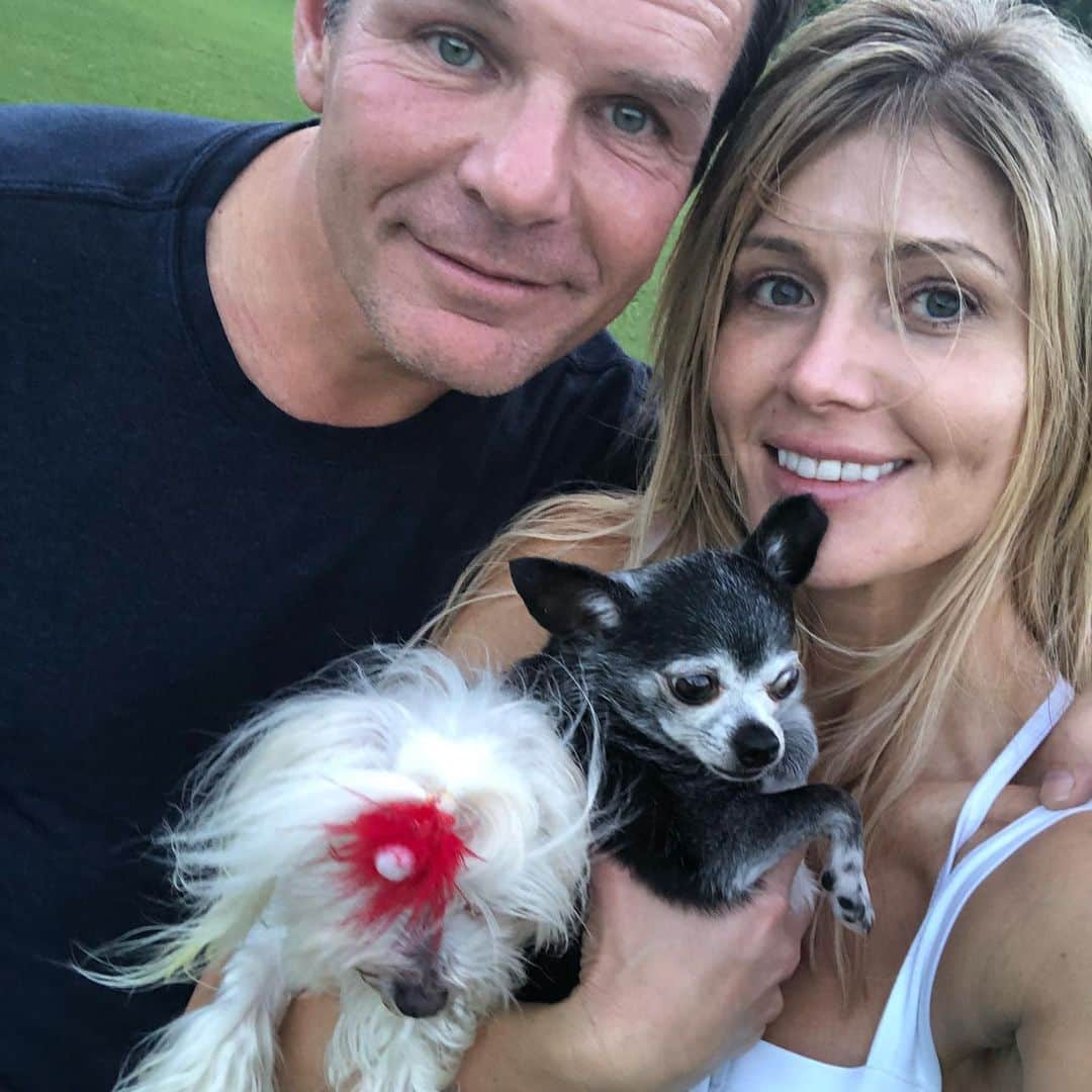 トリー・ウィルソンのインスタグラム：「. It’s easy to see why I say Mi Amore’ everyday, not just on Feb 14th.❤️ . Last slide chatting up my 104 yr old Grams sums up how easy it was to win my heart. Grams & doggies are clutch.😜」