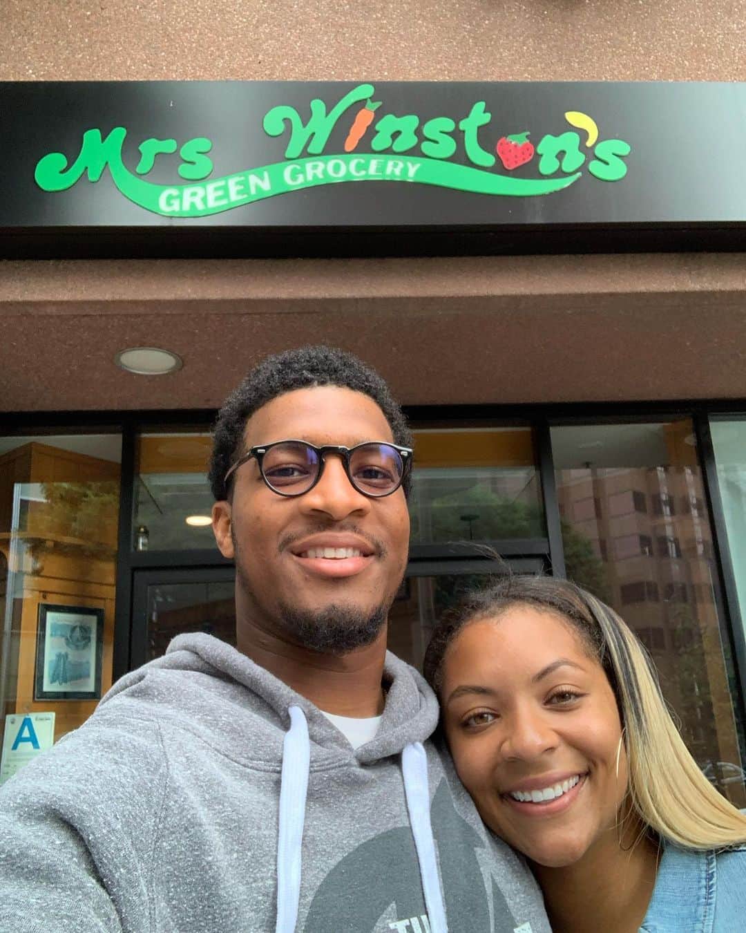 ジェームイス・ウィンストンのインスタグラム：「Happy Valentine’s Day to my #2livecrew . I love y’all this is the last Valentines my Breezi Boo and me will have different last names! We are about to take over! #B3LI3V3 that! #TheWinstons」