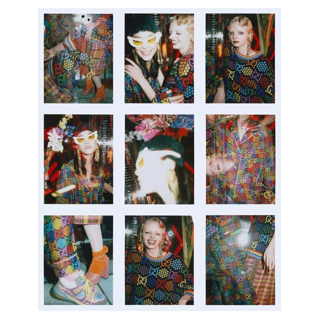 グッチさんのインスタグラム写真 - (グッチInstagram)「On the dancefloor of the #GGPsychedelic campaign, the multicolored collection designed by @alessandro_michele unfolds: from pajama-style silk shirts to wool sweaters, the House’s monogram is combined with a stars print. Discover more through link in bio. @alessandro_michele #AlessandroMichele」2月15日 4時00分 - gucci