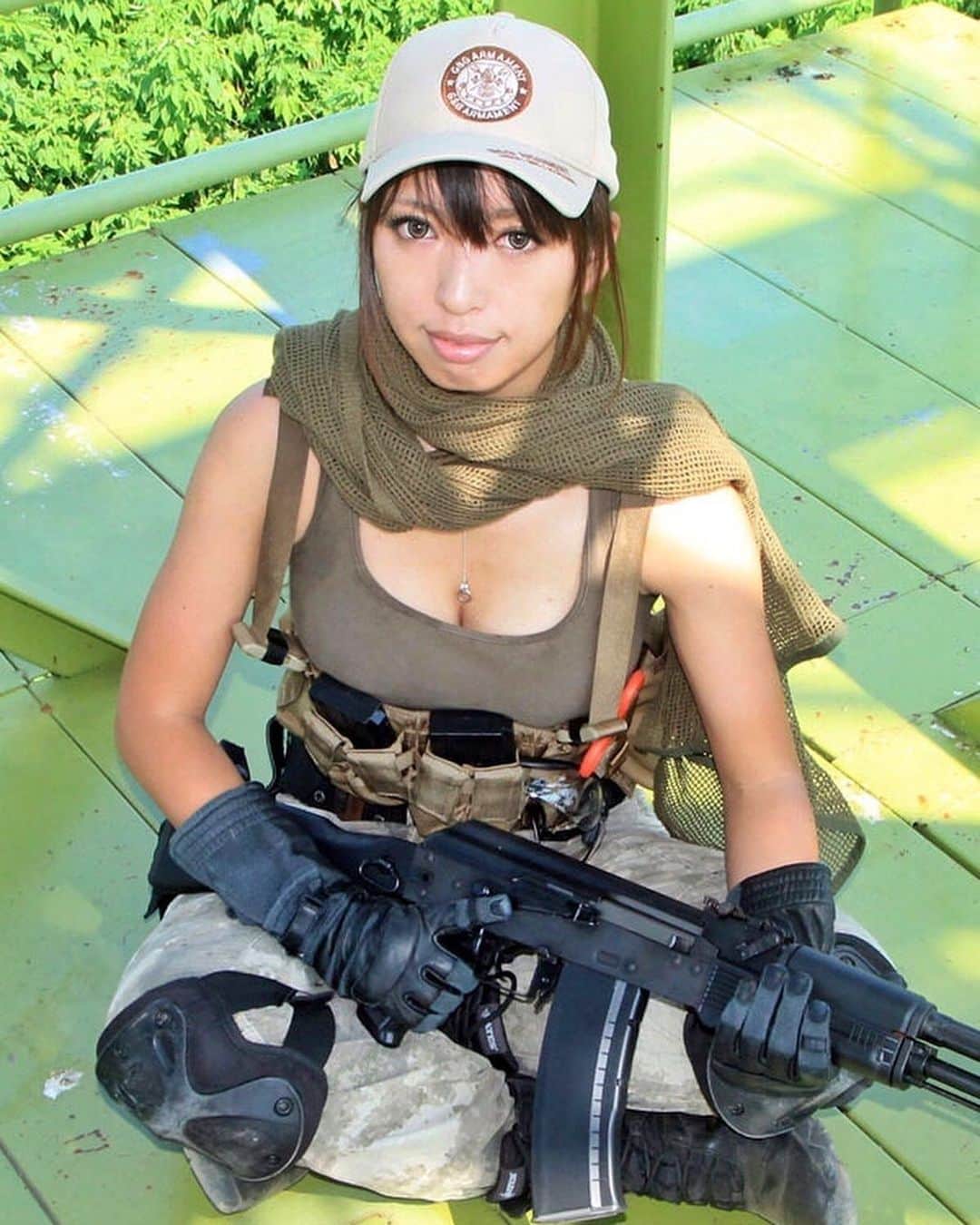みりどる乙夜さんのインスタグラム写真 - (みりどる乙夜Instagram)「過去写真の供養_(┐「ε:)_ #milsim #military #milspec #army #militarygirl #militarywoman #airsoft #airsoftgirl #airsoftjapan #worldairsoft #pewpew #japanesegirl #5yearsago #actionactress #tactical #training #gun #camouflage #ak74 #rifle #guayguay #gandg #軍模 #過去pic #5年前 #ミリタリー #ミリタリー女子 #モデル #サバゲー #サバゲー女子」2月15日 14時16分 - itsuya_miridoru
