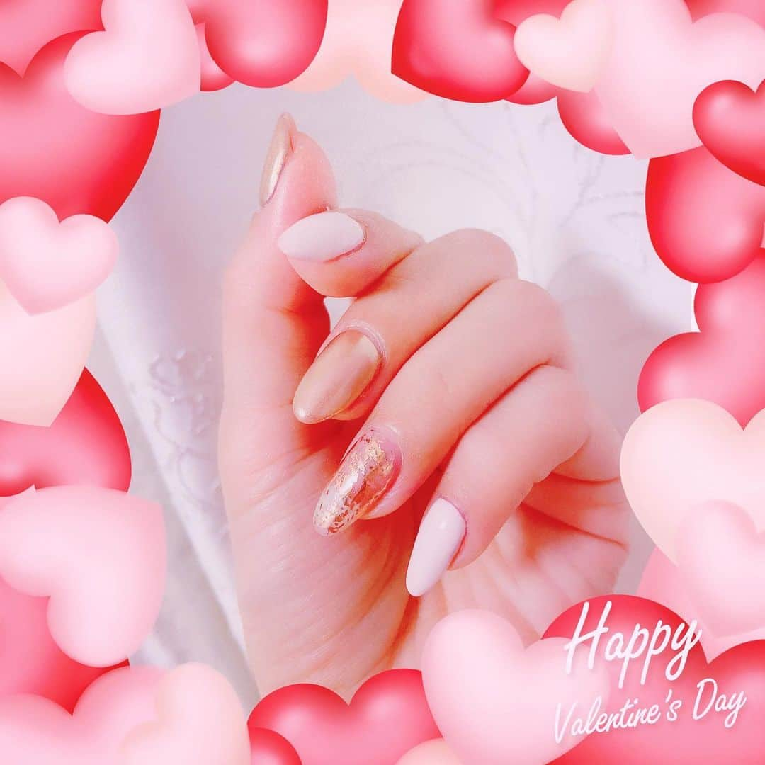 武田華恋さんのインスタグラム写真 - (武田華恋Instagram)「#ネイル #バレンタイン　#バレンタインネイル #nail #nails #valentine #美甲 #情人節」2月15日 15時31分 - karen.takeda