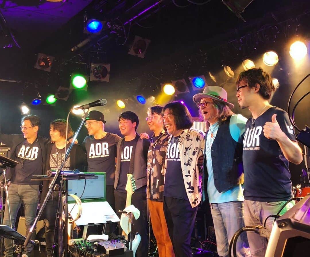 増崎孝司のインスタグラム：「"本気でAORナイト"、東名阪3日間の超絶楽しいスペシャルな「俺たちの旅」ツアーでした！お越し下さった皆さま本当にありがとうございました！そして関係者の皆様にも本当に感謝します。幸せな時間でした 次なるスペシャルなライヴは3/9.10の目黒ブルースアレイでの"増崎・菰口 Guitar Theory feat.吉田太郎&二家本亮介"😉2days！ Magnatones‼️楽しみ過ぎる〜！」
