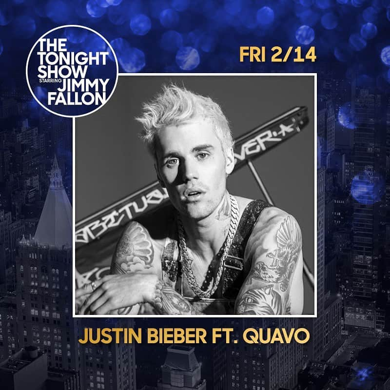 ジャスティン・ビーバーさんのインスタグラム写真 - (ジャスティン・ビーバーInstagram)「Performing with @quavohuncho on the @fallontonight show. #changes」2月15日 11時53分 - justinbieber