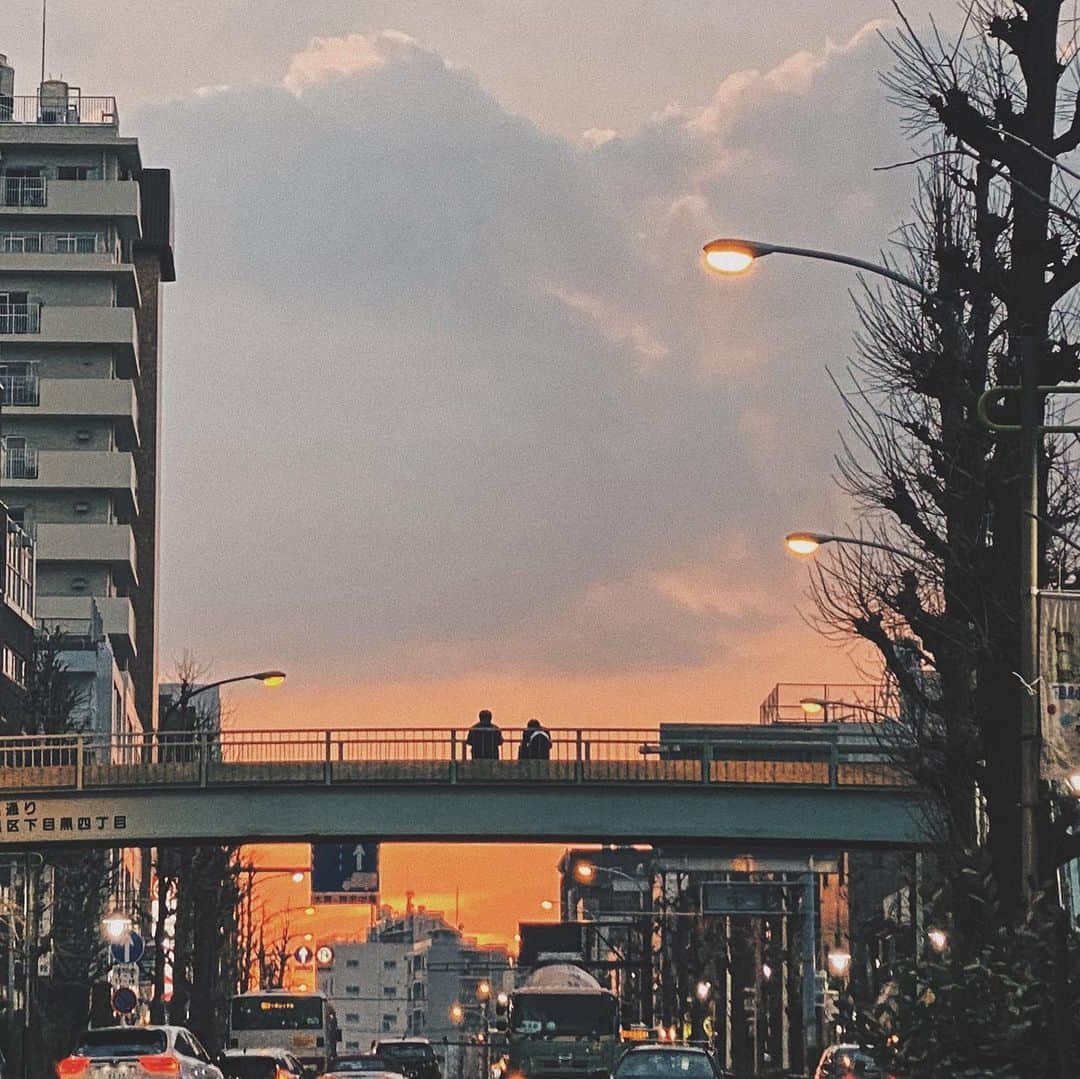 田中裕介のインスタグラム：「夕景。」
