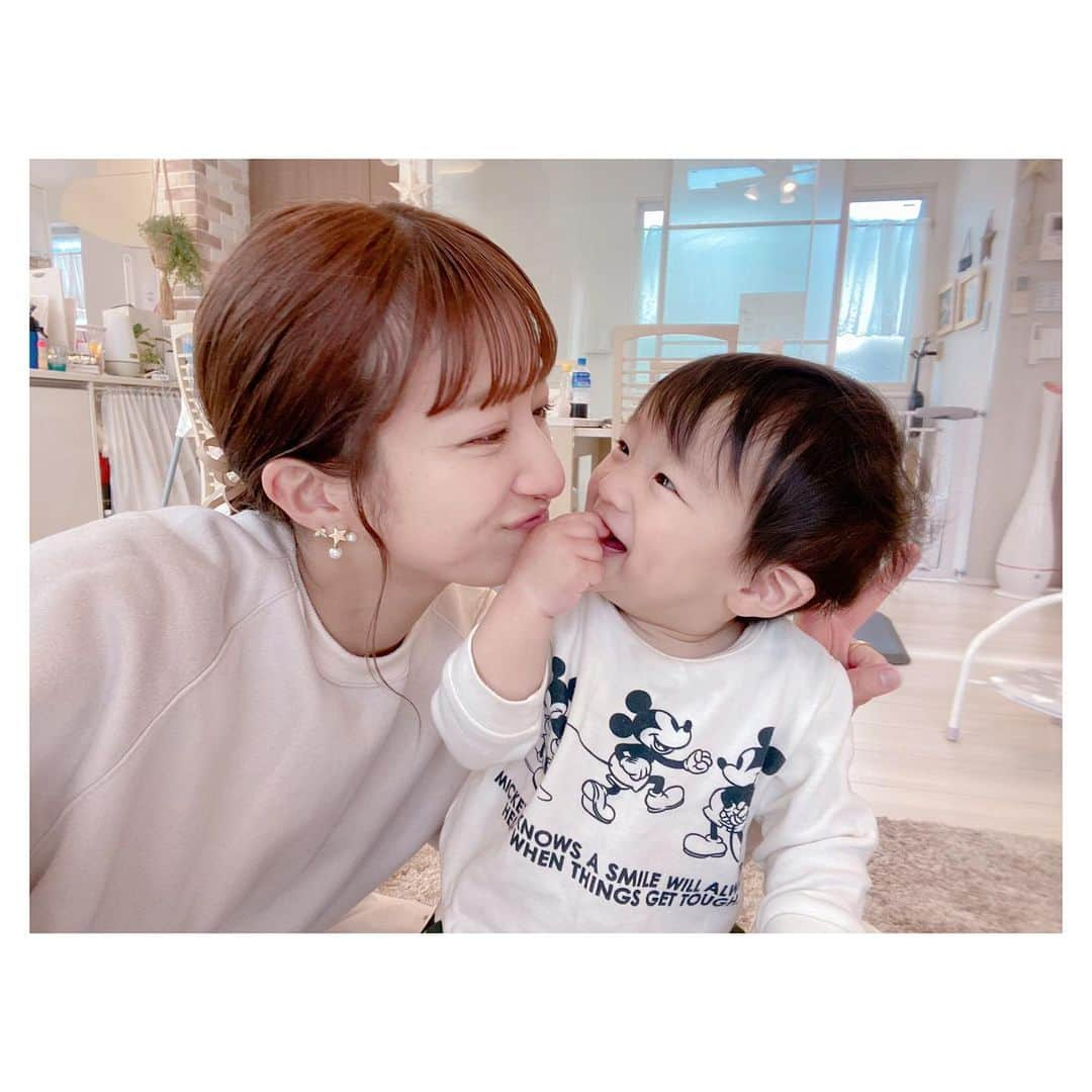 辻希美さんのインスタグラム写真 - (辻希美Instagram)「今日の私と幸空🧸💕 #私と幸空 #ママと幸空 #一歳二カ月 #ラブラブ #🧸💕」2月15日 18時29分 - tsujinozomi_official