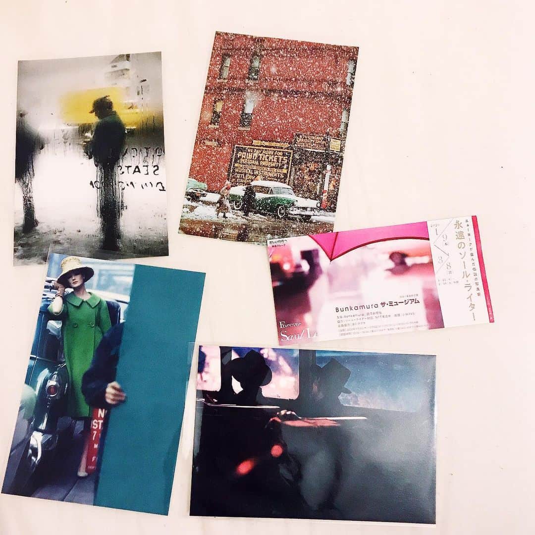斉藤瑞季のインスタグラム：「1917からのソールライター。 刺激沢山の1日でした。 芸術って本当に楽しい！！ #ソールライター #ソールライター展  #bunkamura」