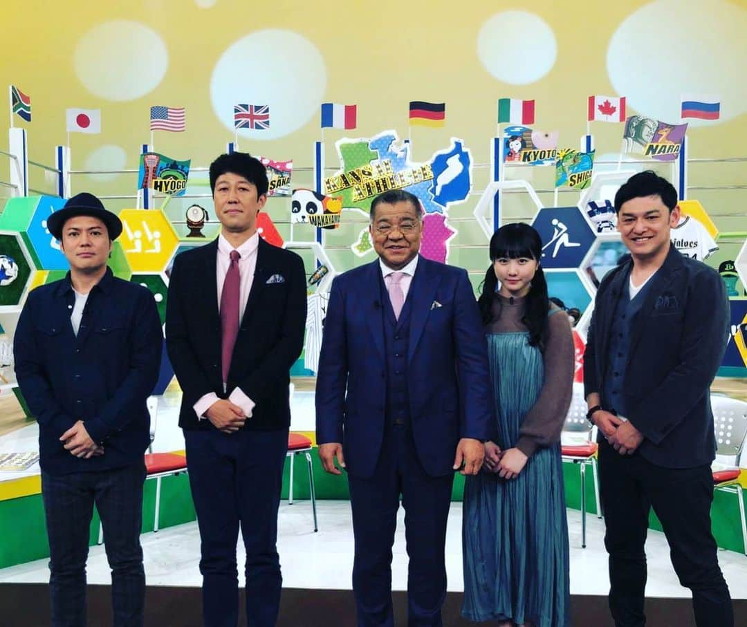宮田麺児のインスタグラム：「こやぶるスポーツに掛布さん！」