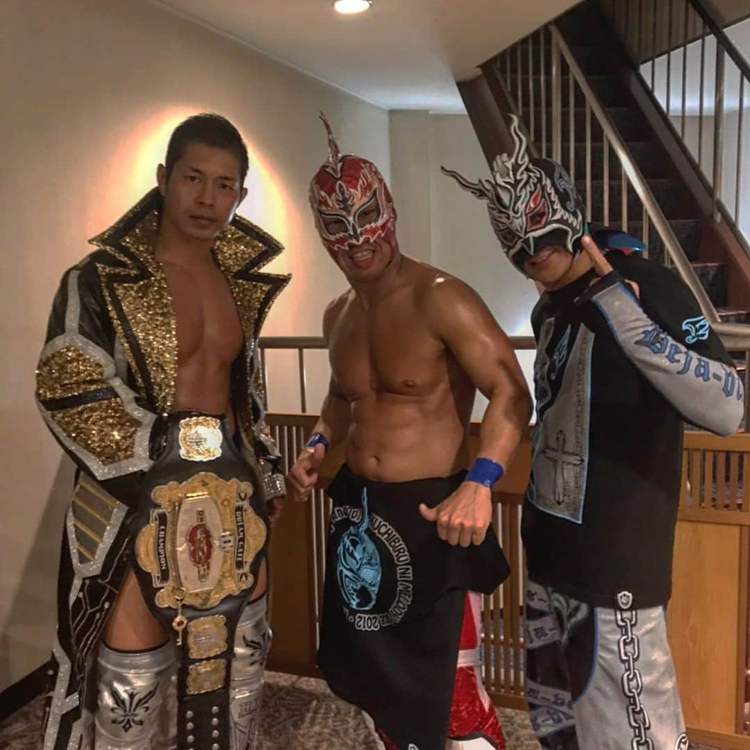 土井成樹のインスタグラム：「1週間振りの復帰戦！ #dragongate  #闘龍門」