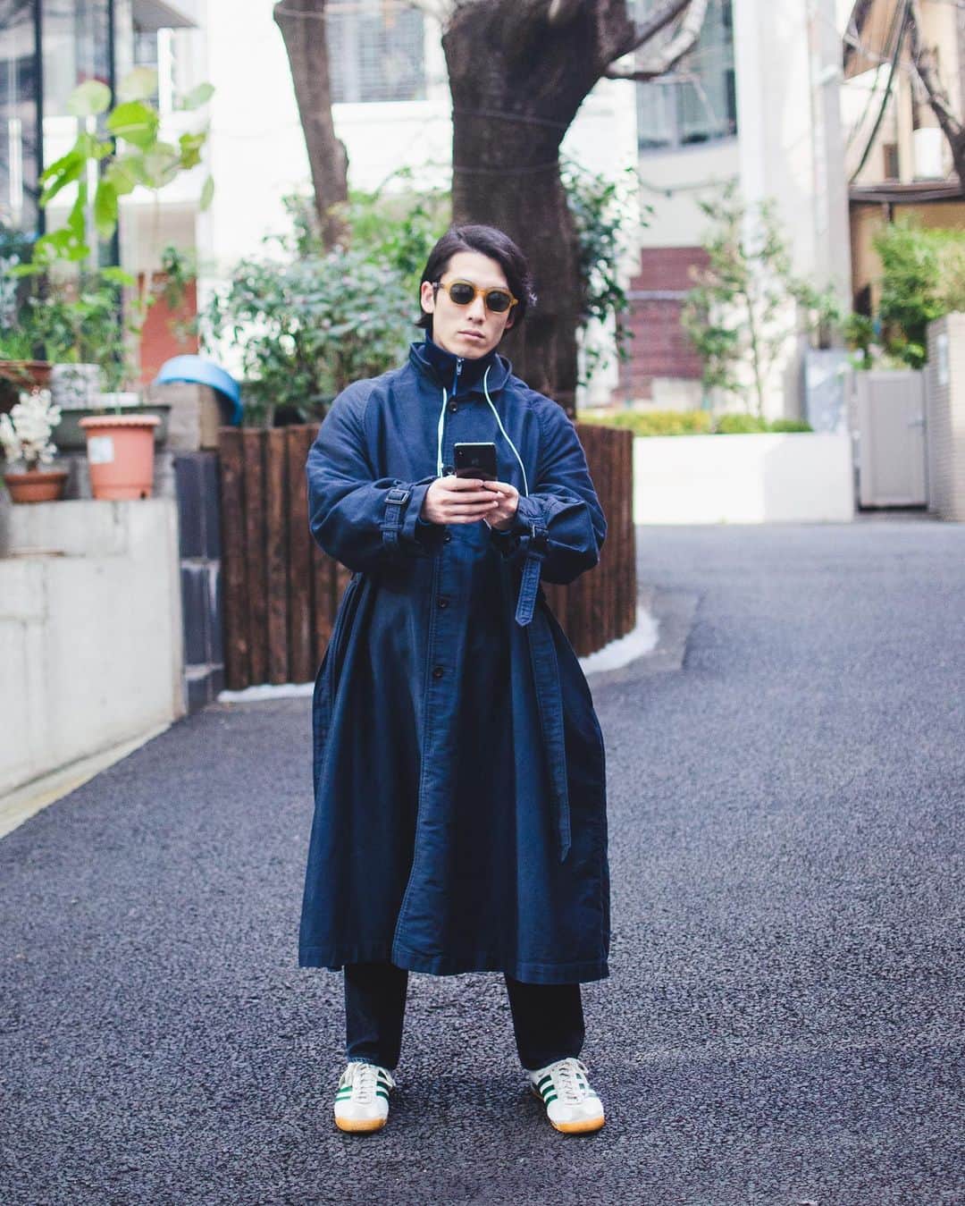 yukiのインスタグラム：「ㅤㅤㅤㅤㅤㅤㅤㅤㅤㅤㅤㅤㅤ outilのコートのドレープ感」