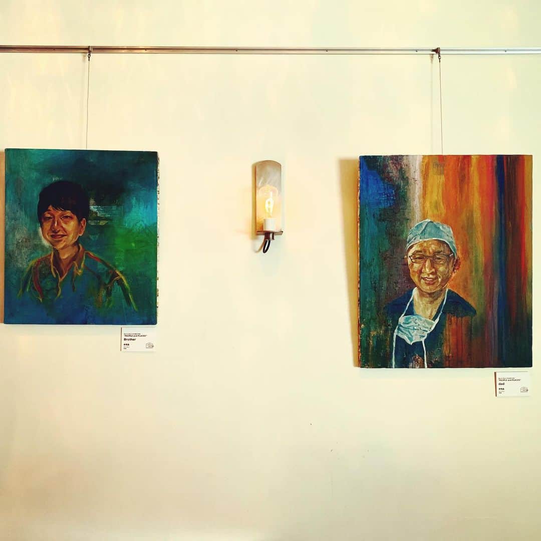 Rie fuさんのインスタグラム写真 - (Rie fuInstagram)「Brother, Father. Oil on canvas. 3/29ライブチケット発売中。リンクはプロフィールから↑🌈#Riefu #painting #exhibition #tokyo #shibuya #gallery #art #music」2月15日 20時57分 - riefuofficial