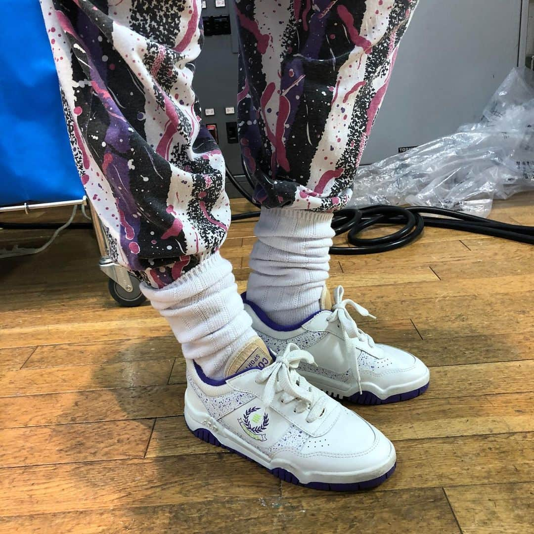 オクヒラテツコ（ぺこ）さんのインスタグラム写真 - (オクヒラテツコ（ぺこ）Instagram)「〰like 80's🌀👟」2月15日 21時37分 - pecotecooo