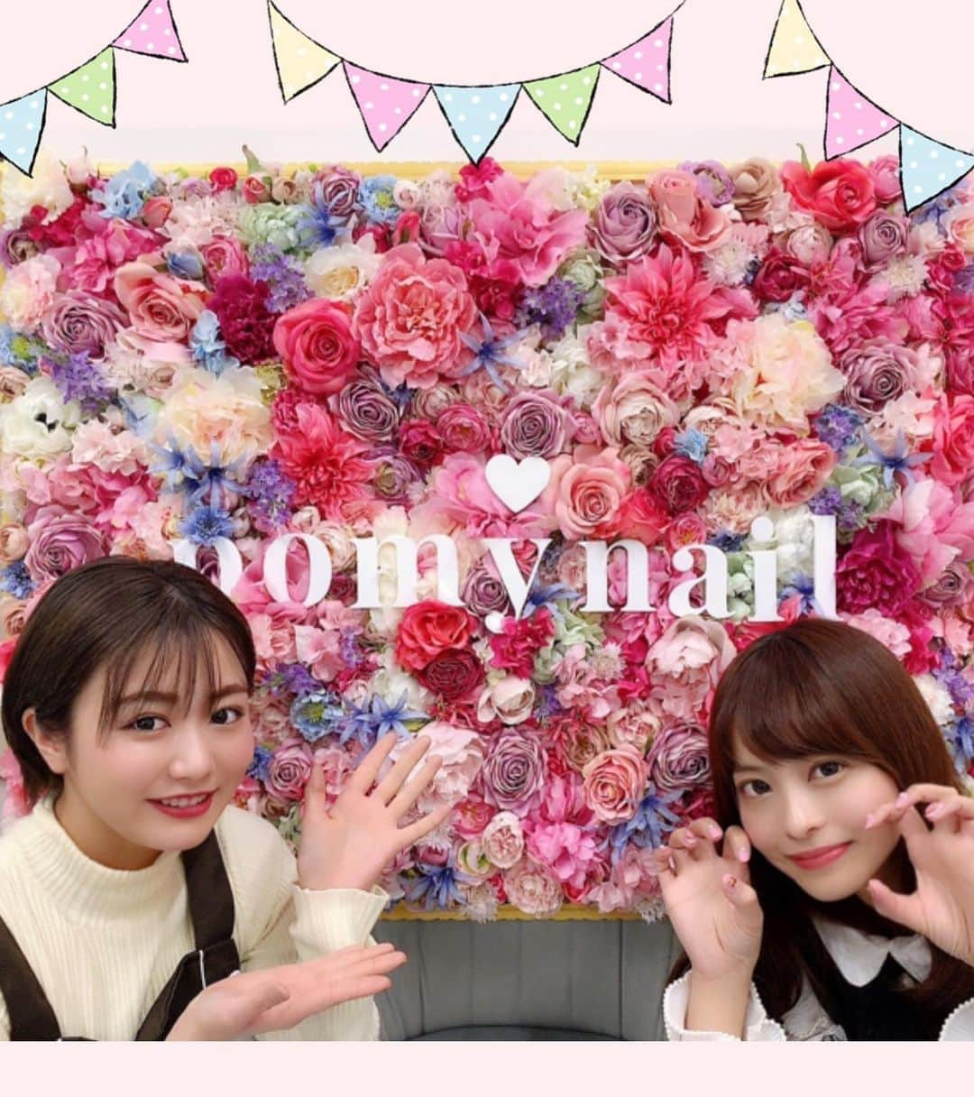 桜もこさんのインスタグラム写真 - (桜もこInstagram)「オープンしたばかりの pomynail（ポミーネイル） @pomynail_shibuya  さんでネイルをしてもらいました💅  ちなみに  いつもお世話になってる はるにーちゃん @i_am_harunii  が担当してくれて、こうしたいって要望を全部取り入れてくれて可愛くしてくれて大満足💕  そして！！なんと！！来てくれた方全員にはー、アクセサリープレゼント🎁してくれるし、しかもタピオカも出してくれるんです😳❣️ 店内もとても雰囲気が可愛くておしゃれだったよ🎀 そして公式LINEでも予約できるみたいです✨→@069aurnr  #ネイル　#💅　#pomynail」2月15日 21時38分 - mokochan319