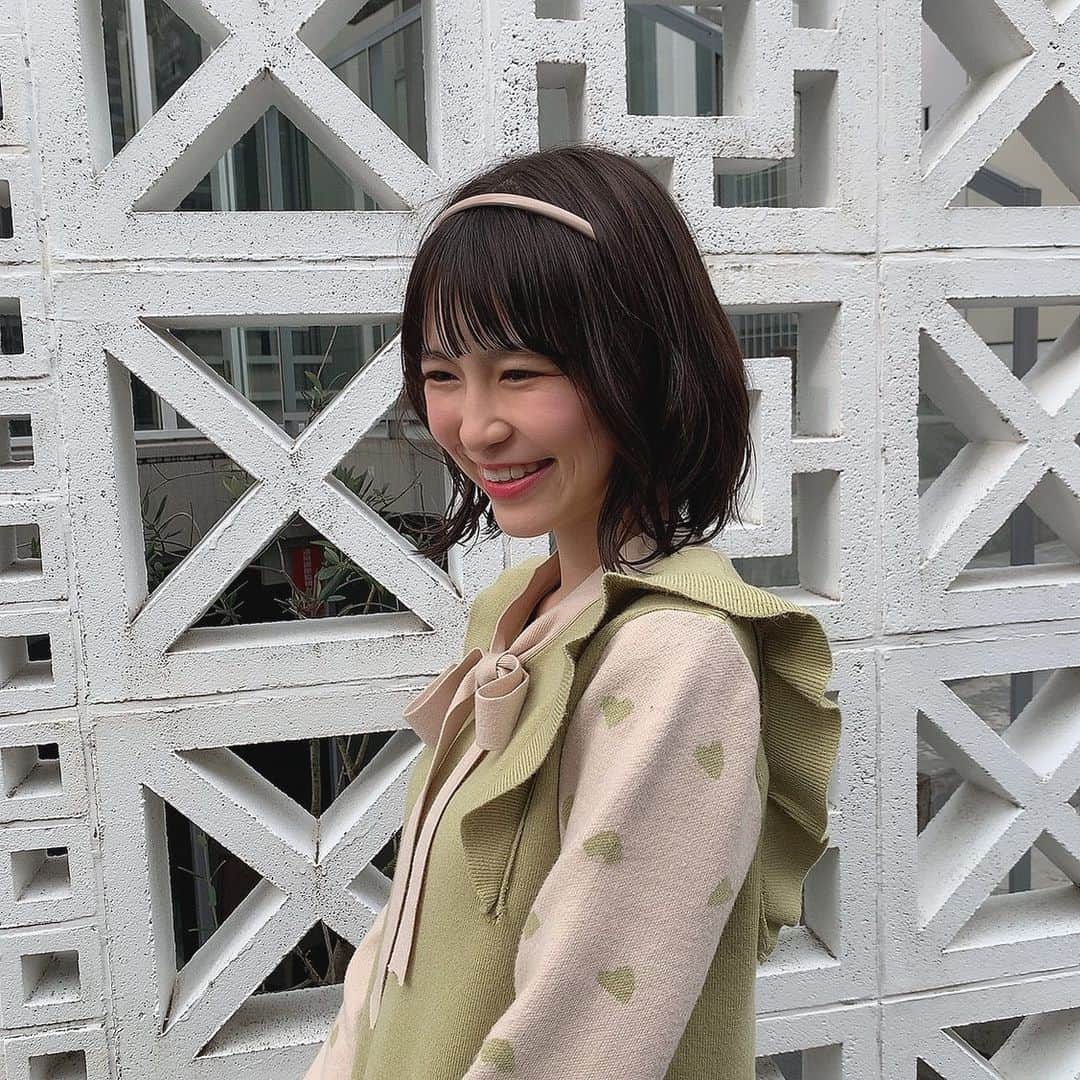 町田恵里那さんのインスタグラム写真 - (町田恵里那Instagram)「☁︎☽﻿ めちゃカワなわんぴーすちゃんっっ💚﻿ ﻿ やっぱりグリーンすぅーき。﻿ ﻿ ﻿ ﻿ ﻿ ﻿ ﻿ ﻿ 前髪も切ってすっきり🙃！﻿ #町田恵里那」2月15日 22時14分 - machida_erina122