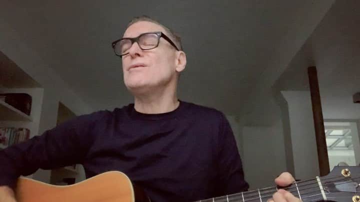 ブライアン・アダムスのインスタグラム：「Depend On Me (chrs) from the album #wakinguptheneighbours #songsfromthesqueakychair 🪑」