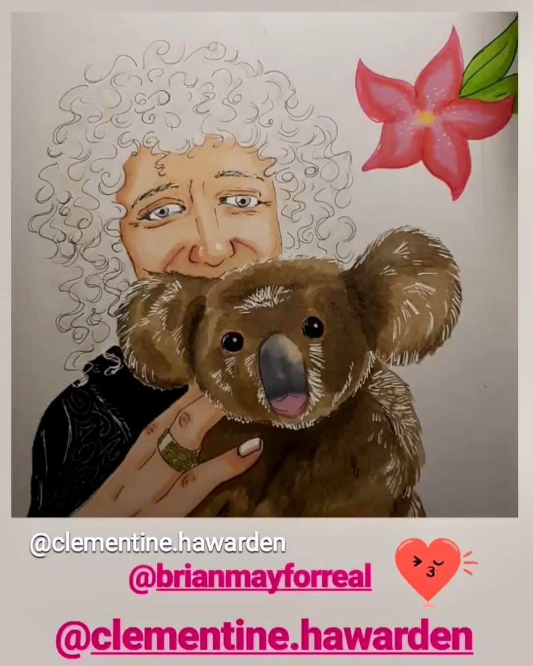 ブライアン・メイさんのインスタグラム写真 - (ブライアン・メイInstagram)「THANKS IG PALS FOR YOUR LOVELY ART !!! Bri」2月16日 2時54分 - brianmayforreal