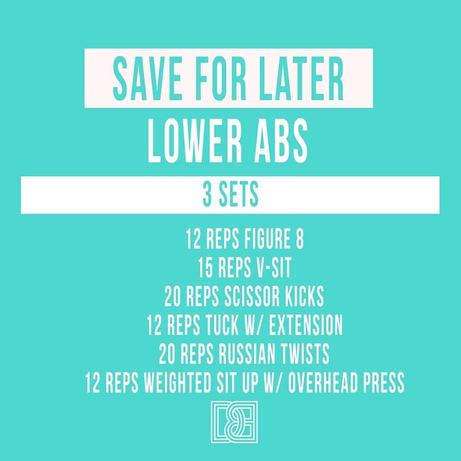 Danielle Robertsonさんのインスタグラム写真 - (Danielle RobertsonInstagram)「LOWER ABS!! 🔥 ͈ Make sure to save this video for later, safe to say it’s a BANGER! I’ve received so many requests for a lower ab workout so I put together this routine and let me tell you, it is 🔥 for that tum! Of course diet is an important factor when it comes to revealing abdominal muscle but we can still work on strengthening and toning this area. Give this workout a try and TAG YOUR BESTIE! ͈ WORKOUT ͈ 3 SETS ͈ - 12 x Figure 8 - 15 x V-Sits - 20 x Scissor Kicks - 12 x Tuck w/ Extension - 20 x Russian Twists - 12 x Weighted Sit Up w/ Overhead Press」2月16日 5時53分 - dannibelle