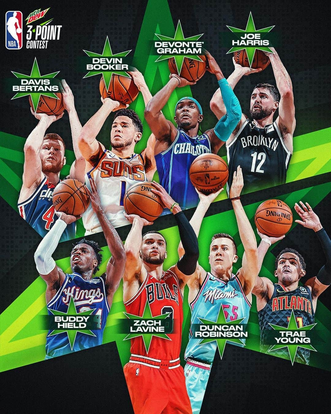 NBAさんのインスタグラム写真 - (NBAInstagram)「We’re just 4 hours away (8:00pm/et) from #StateFarmSaturday on TNT... featuring #ATTSlamDunk, #MtnDew3PT & #TacoBellSkills!」2月16日 6時05分 - nba