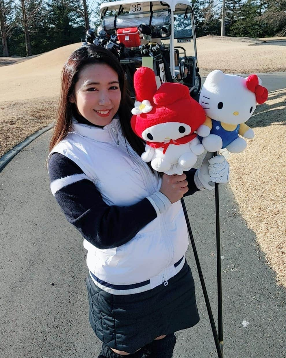 才木玲佳さんのインスタグラム写真 - (才木玲佳Instagram)「golf girl🏌♥️」2月16日 13時32分 - saikireika