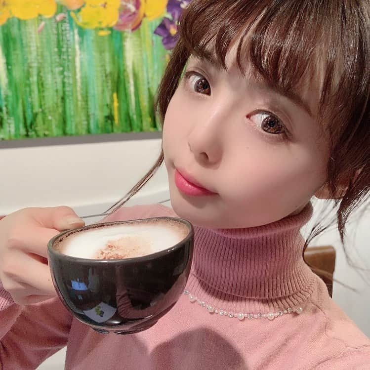 谷花紗耶さんのインスタグラム写真 - (谷花紗耶Instagram)「お友達のやってるカフェのホットチョコレート💓💓美味しかった☕️💓✨」2月16日 15時56分 - tanihana_life