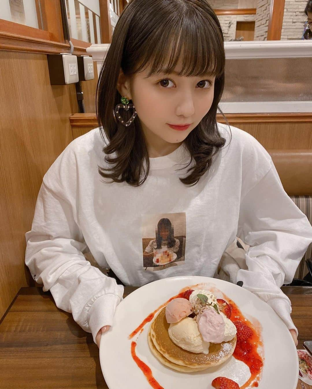 佐藤ノアさんのインスタグラム写真 - (佐藤ノアInstagram)「どっちがパンケーキかわからない🥞🥞🥞」2月16日 17時55分 - sugar_79