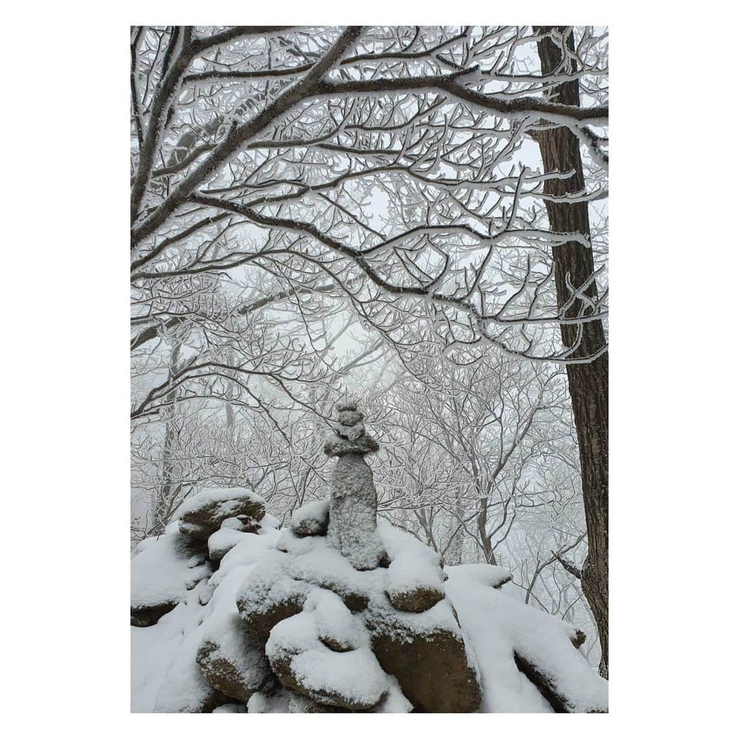 ソ・ユジンさんのインスタグラム写真 - (ソ・ユジンInstagram)「내 인생에 #설산 이라니 .... 정말 아름다웠다 ♡ (등산하며 카메라를 한번도 못꺼내서 ㅜㅜ 시영이한테 퍼옴 ^.^ @leesiyoung38 ^^;;; )」2月16日 17時50分 - yujin_so