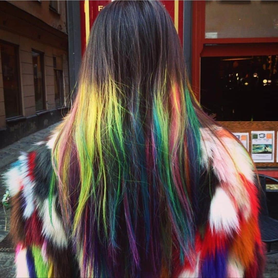 アイリーン・キムさんのインスタグラム写真 - (アイリーン・キムInstagram)「Throwback back to all my hair colors🦄What was your favorite?🌈 #unicornhair #rainbowhair」2月17日 4時21分 - ireneisgood