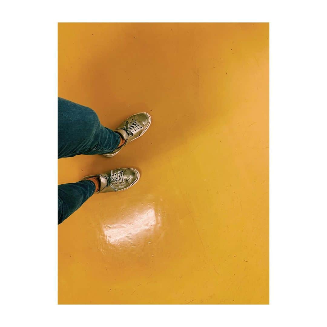 中井ノエミのインスタグラム：「🧀⚠️Week 11🎬🎥 . . . #wellwellwell #whataview #tohostudiosforlife #sundaysarethenewMondays #totallyworththegram #yellow #mellow #shineon #wassup #filming #shooting #onset #locationscout #feet #silvershoes #runningoutofhashtags」