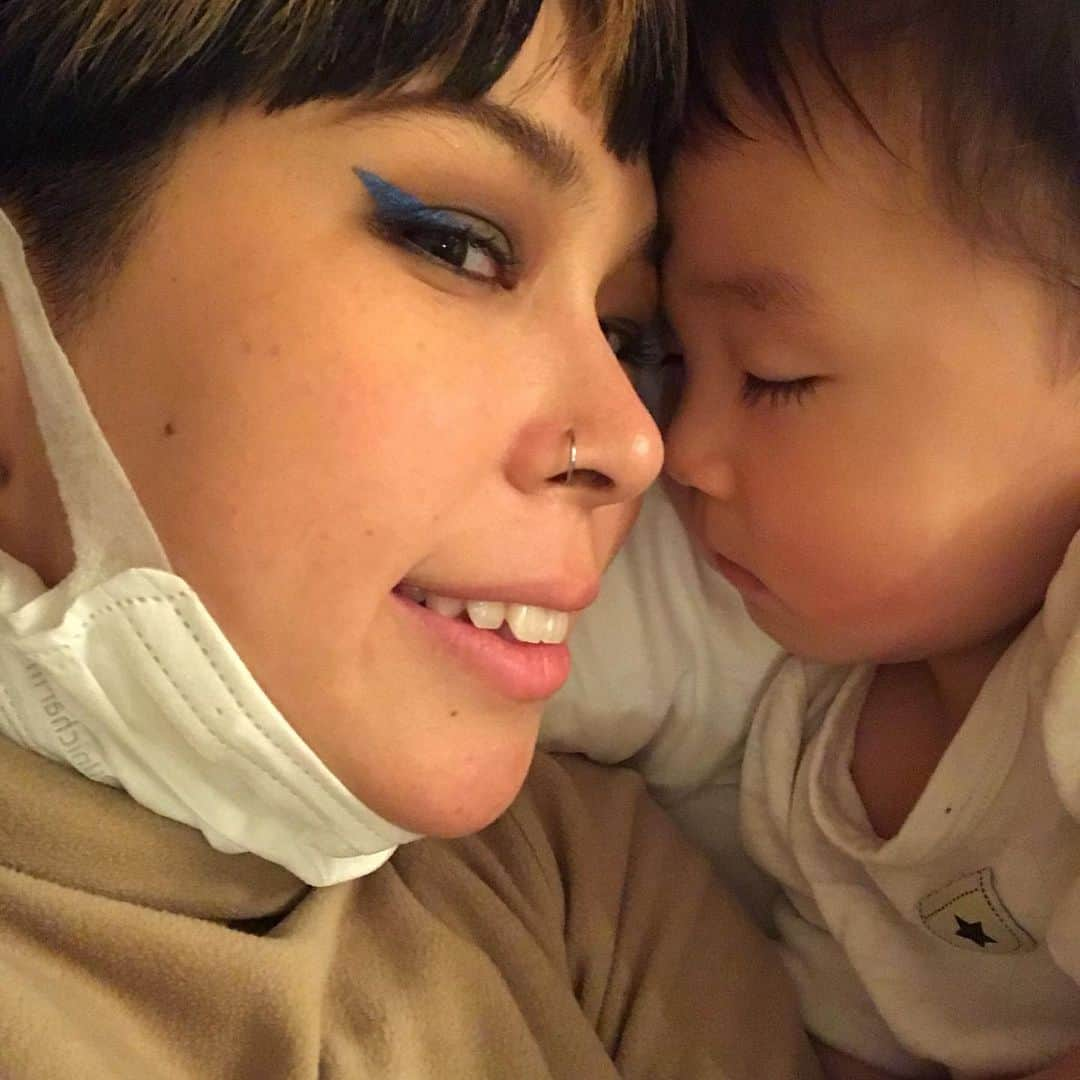 AIさんのインスタグラム写真 - (AIInstagram)「お疲れ様でした🥰❤️✨👶」2月16日 23時37分 - officialai