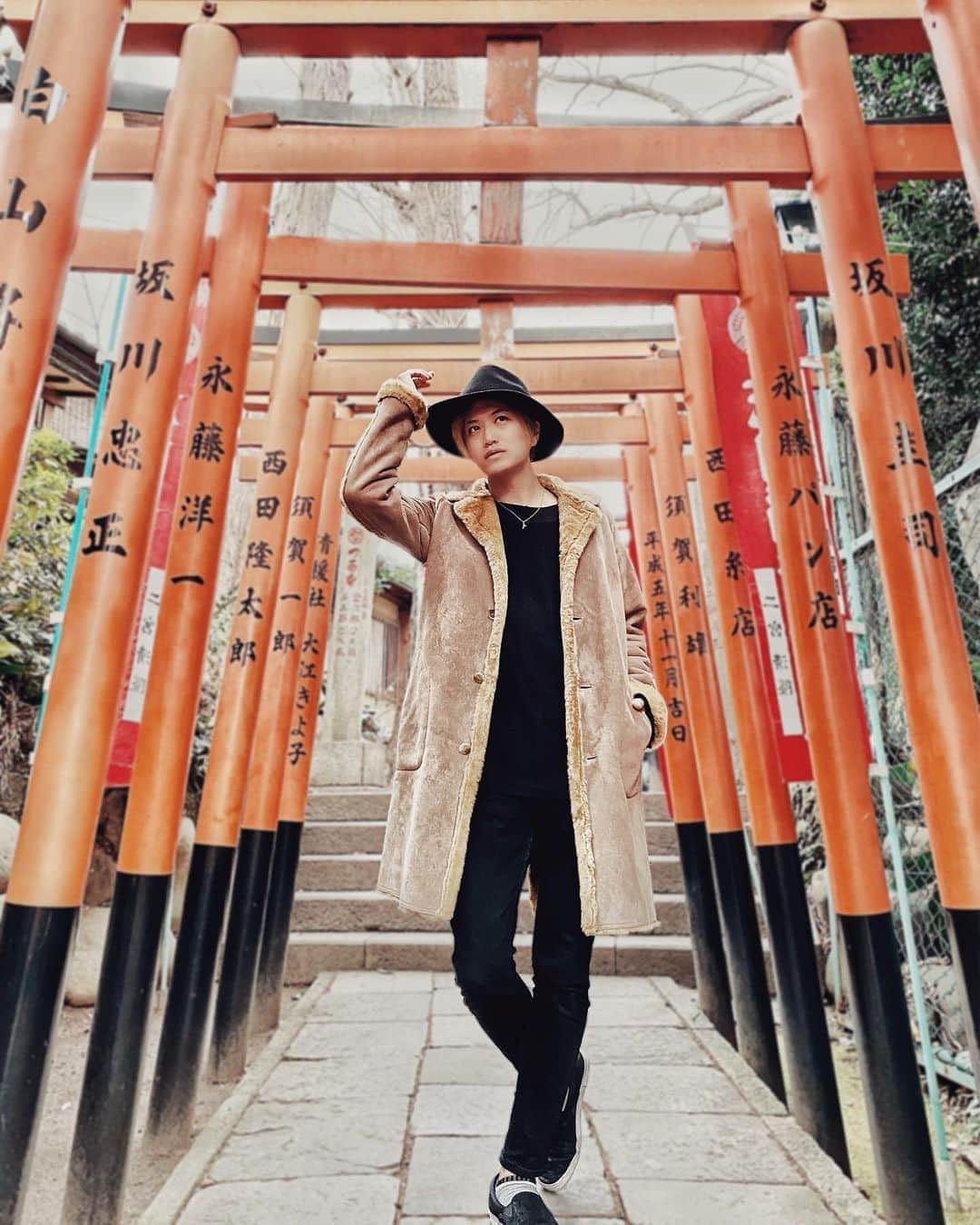 井上正大さんのインスタグラム写真 - (井上正大Instagram)「#ootd #ootdmen #lookoftheday #mensfashion #fashionstyle #花園稲荷神社」2月17日 13時52分 - maaaaaaaasahiro