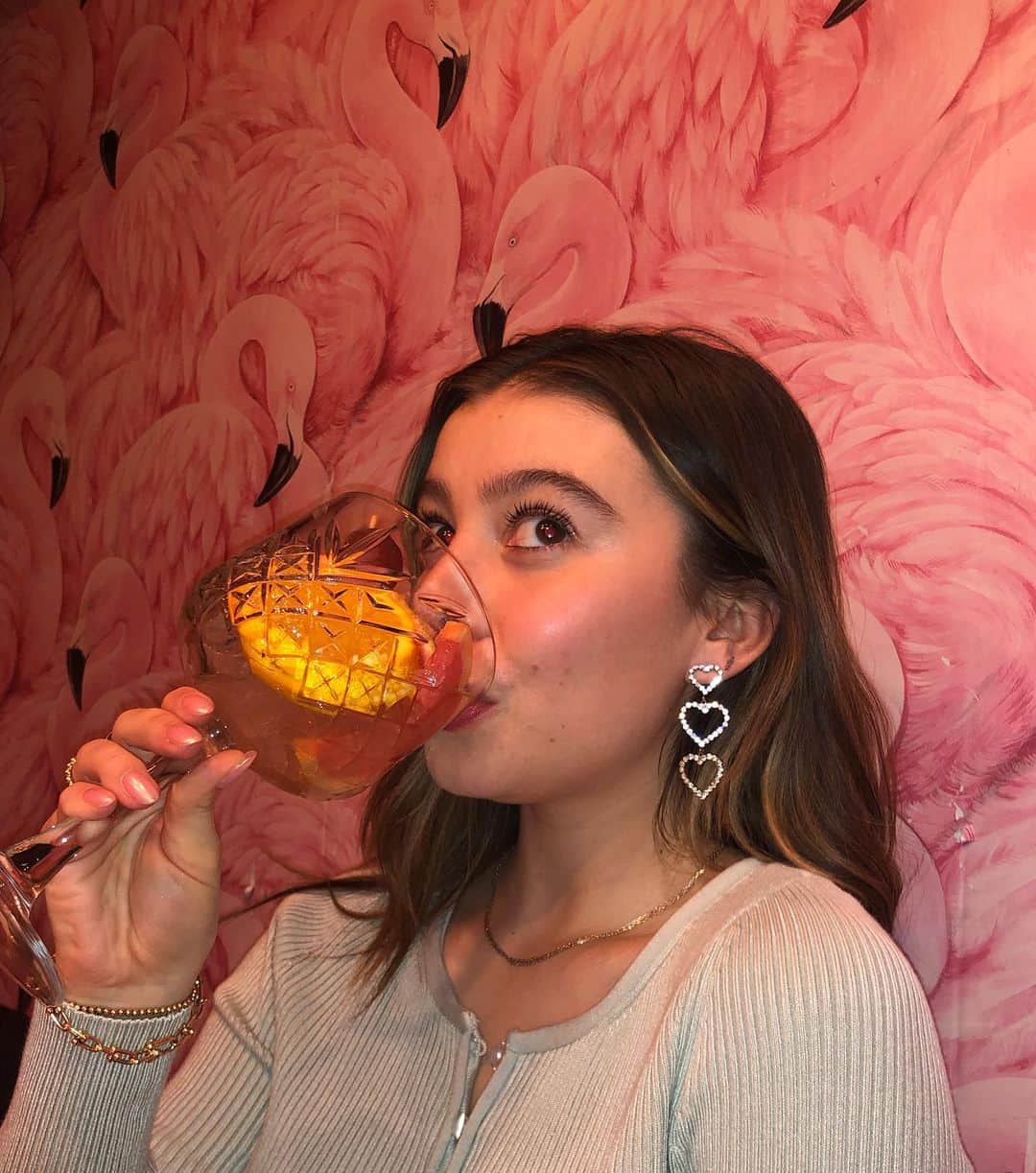 G・ハネリウスさんのインスタグラム写真 - (G・ハネリウスInstagram)「more from galentines day. swipe for burrata and sangria content (my true valentine’s)」2月17日 8時34分 - ghannelius
