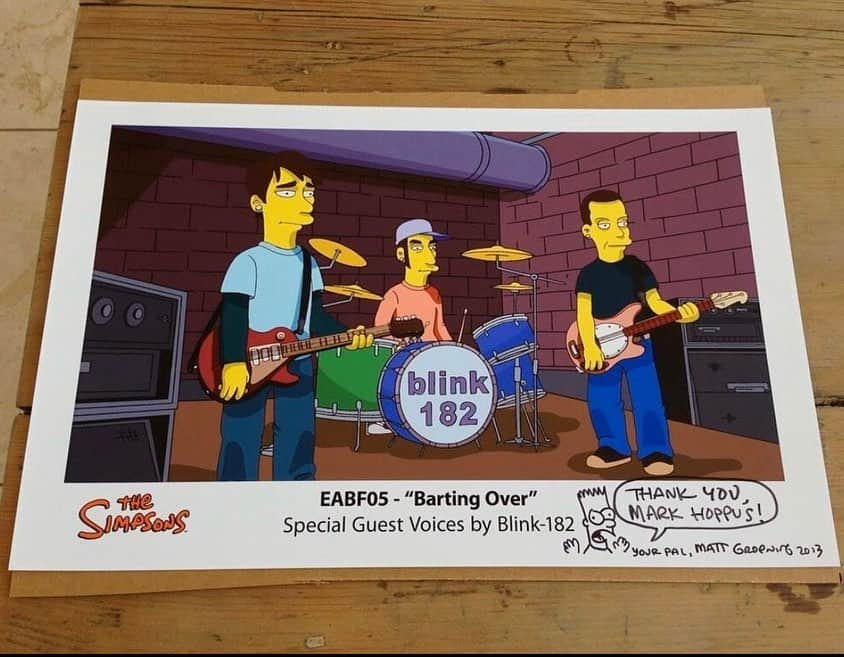 blink-182さんのインスタグラム写真 - (blink-182Instagram)「17 years ago today we were on @thesimpsons episode “Barting Over”」2月17日 8時55分 - blink182