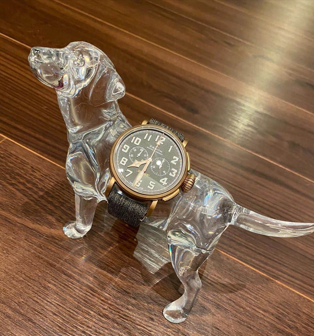 小平智のインスタグラム：「ZENITH この時計は欲しかったから嬉しい！ ZENITHはかっこいいな〜(^^) #ZENITH #ZENITHWATCH #アンバサダー」