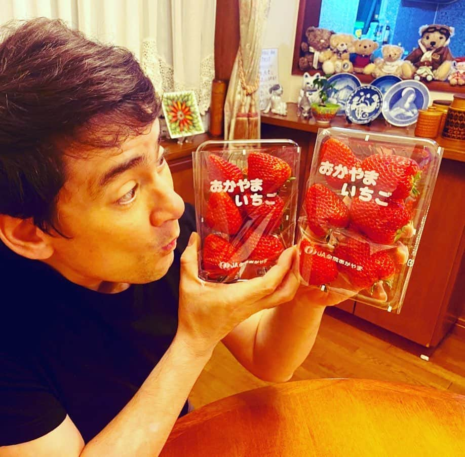 野口健さんのインスタグラム写真 - (野口健Instagram)「総社市の片岡市長からイチゴが届きました！総社市はセロリもブドウも美味しい！！！ 総社のイチゴ、美味そうじゃ！  #野口健#総社市#岡山いちご #片岡聡一 #片岡聡一総社市長」2月17日 15時17分 - noguchiken8848