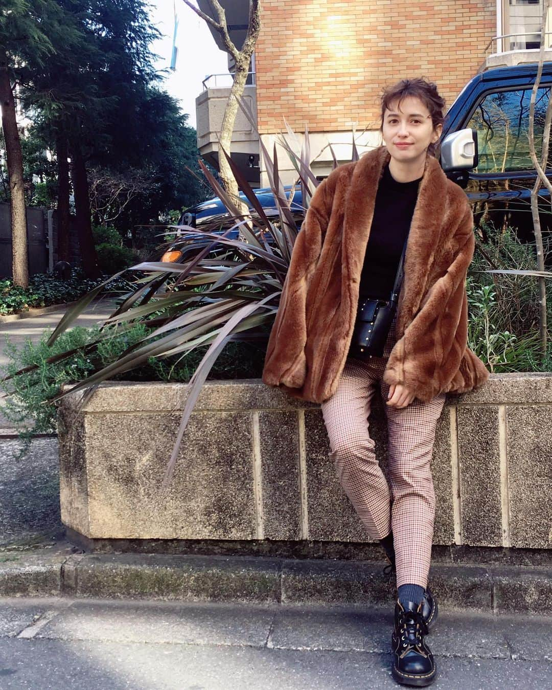 大釜ケリーのインスタグラム：「しふく #fashion #coordinate」